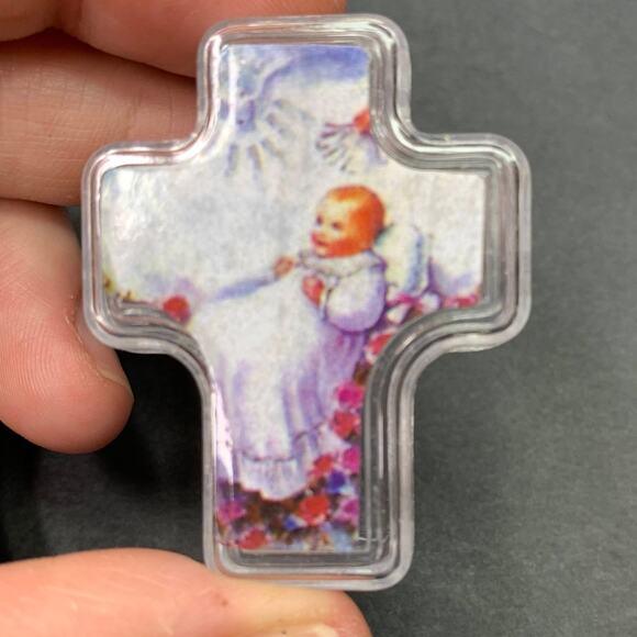 Rosary Cross with Box -Baptism Infant Baby Boy Gift - Picture 2 of 6